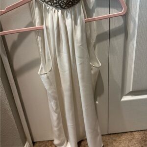 Ramy Brook White Sleeveless Blouse
